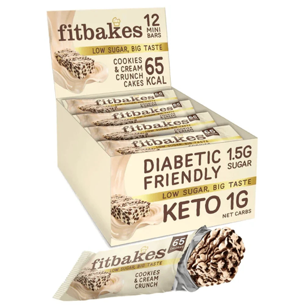Fitbakes Crunch Bar 12x19g Belgian Chocolate