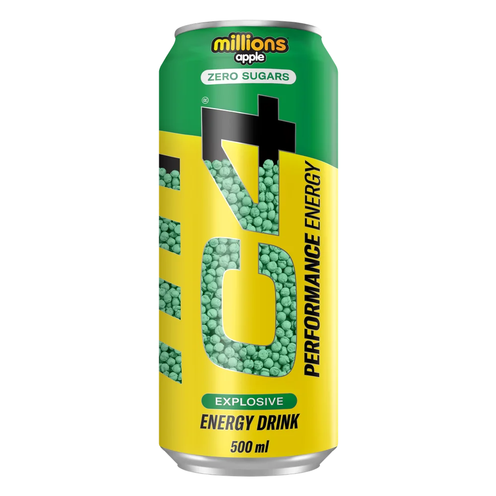 Cellucor C4 Performance Energy Carbonated RTD 12x500ml Millions Apple