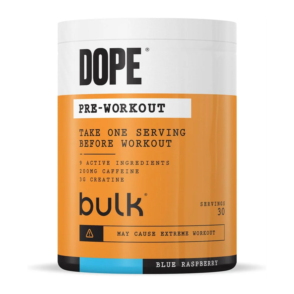 Bulk Dope Pre Workout 510g Blue Raspberry