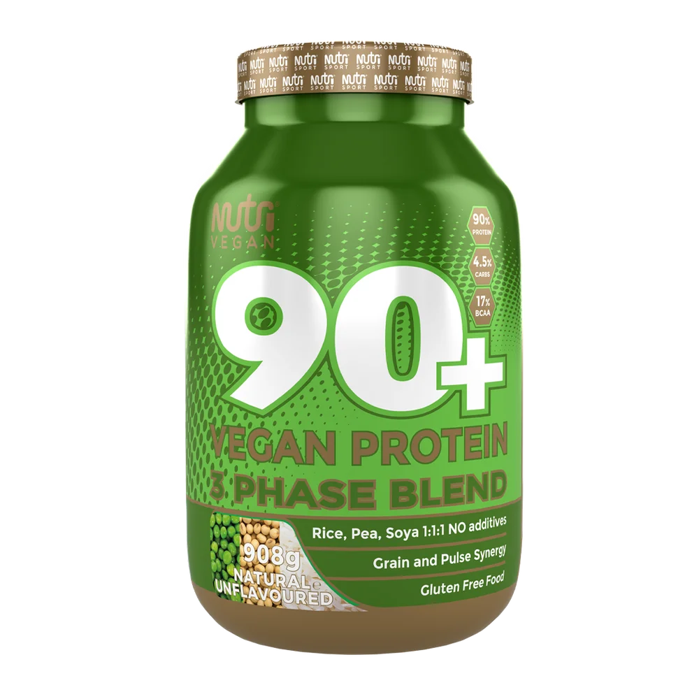 Nutri Vegan 90+ Protein Vegan 908g Unflavoured