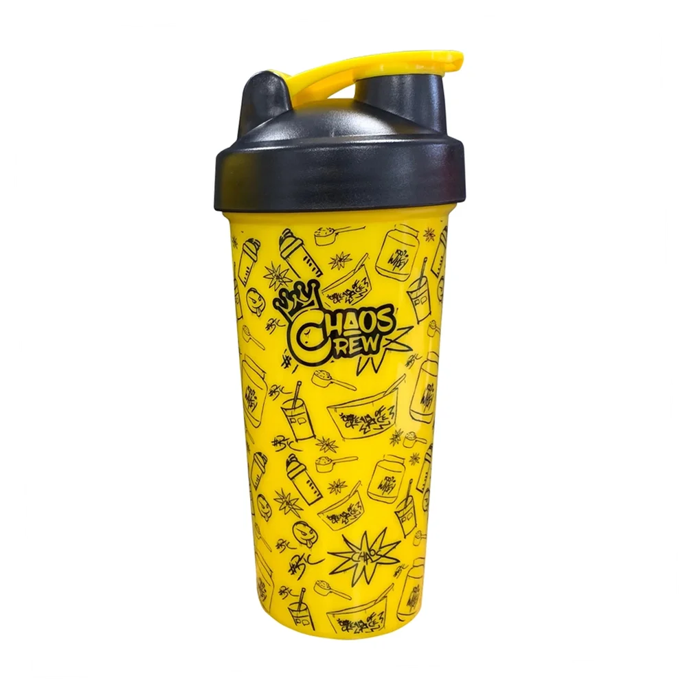 Chaos Crew Graffiti Shaker 600ml Yellow
