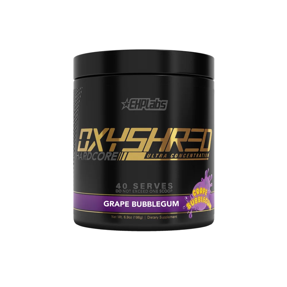 EHP Labs OxyShred Hardcore 244g Grape Bubblegum