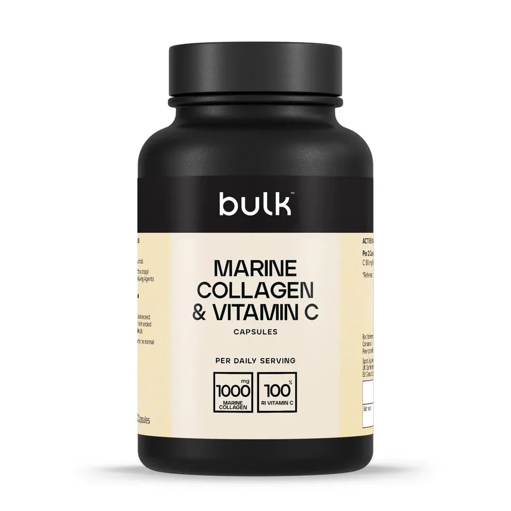 Bulk Marine Collagen & Vitamin C 500mg 180 Caps