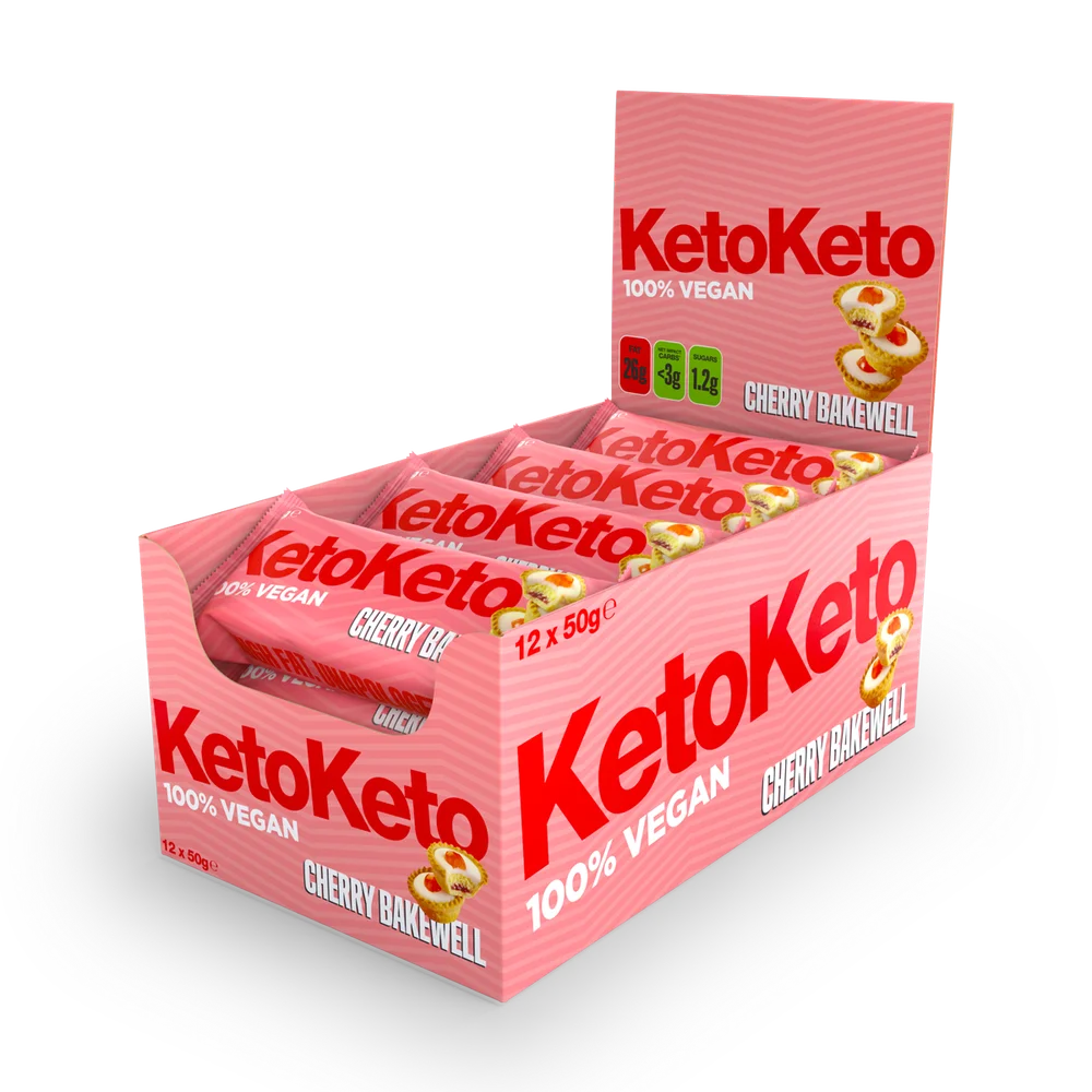 KetoKeto Bar 12x50g Cherry Bakewell