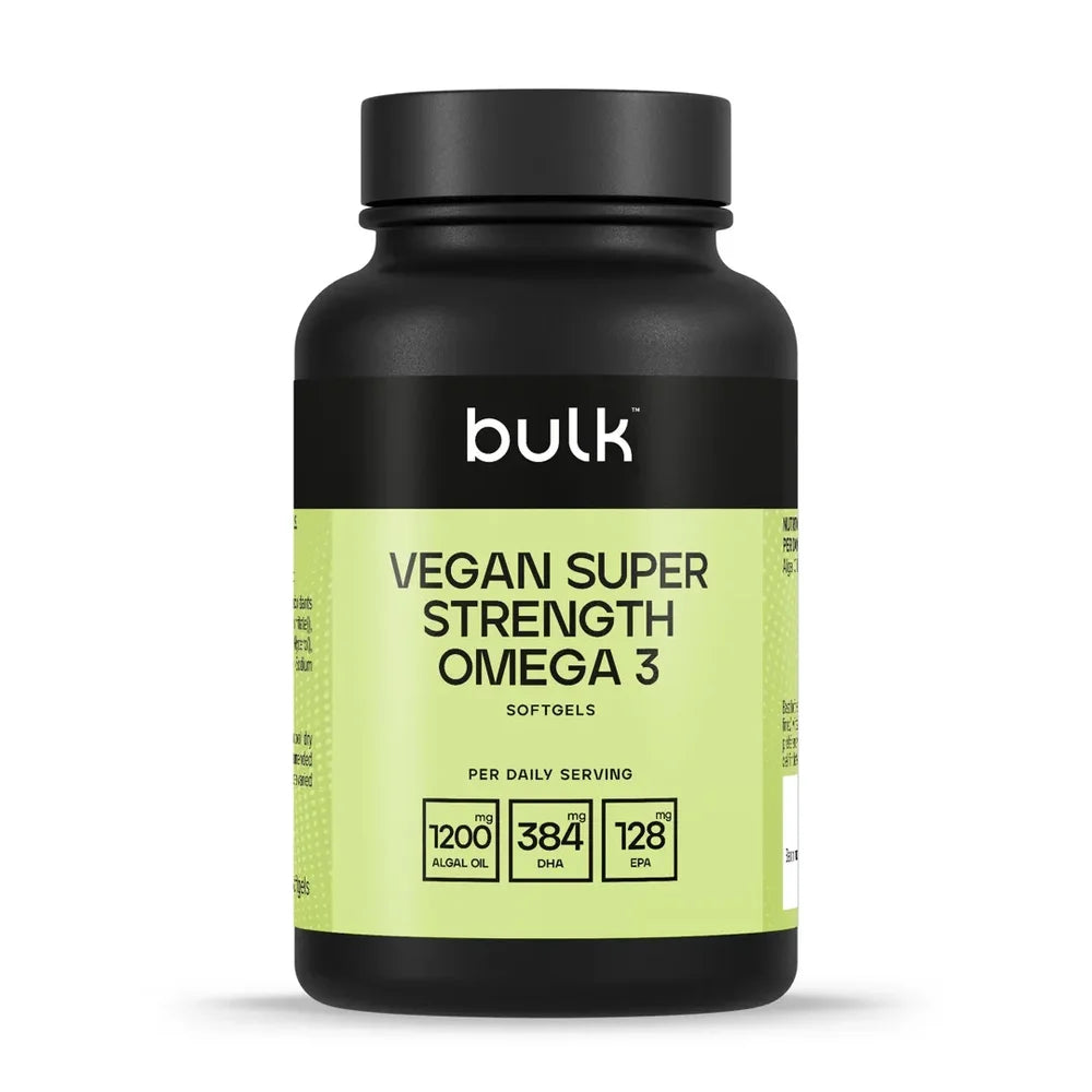 Bulk Vegan Super Strength Omega 3 60 Softgels