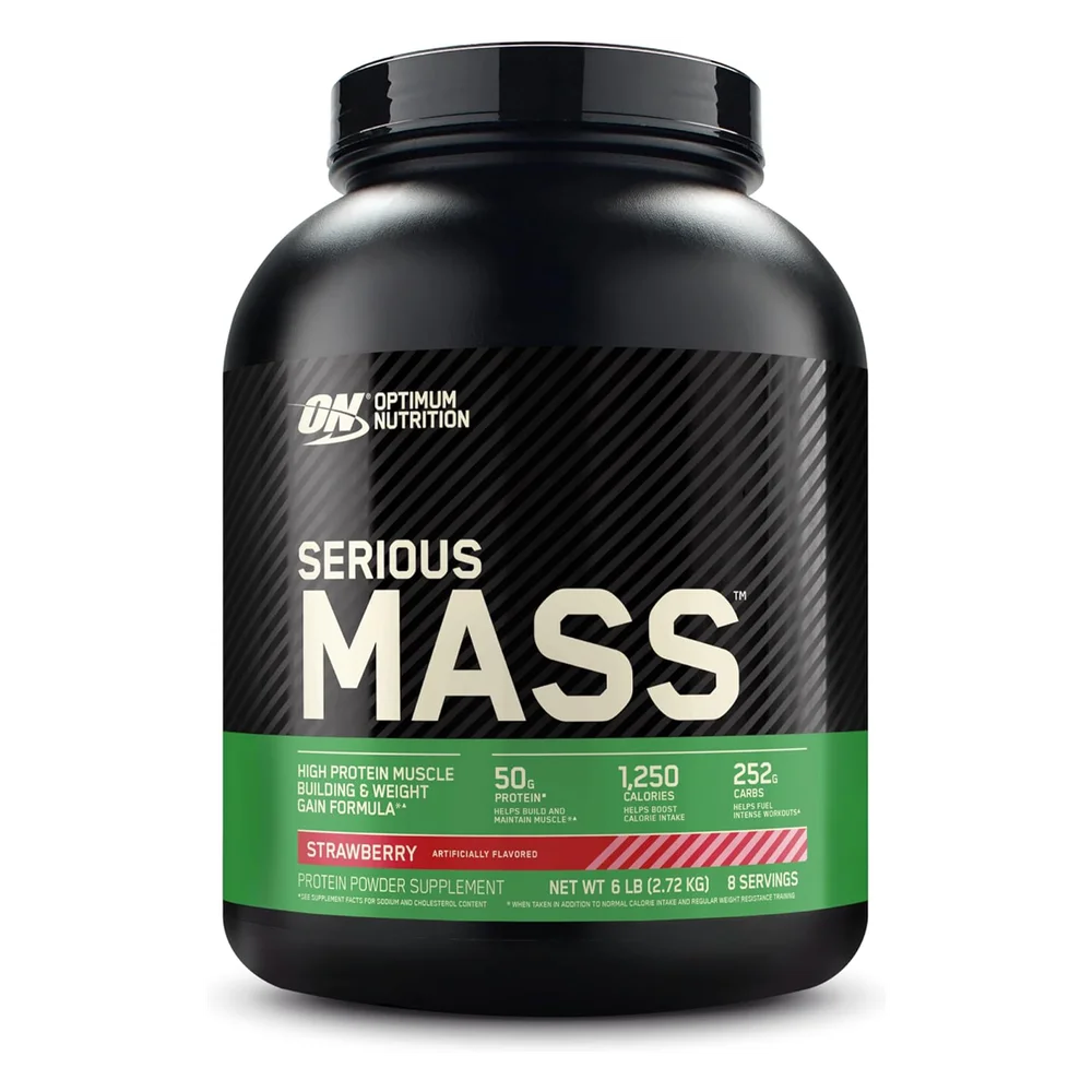 Optimum Nutrition Serious Mass 2.73kg Strawberry
